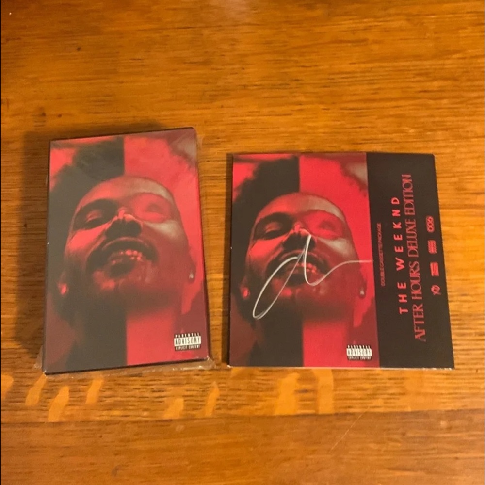 The Weeknd After Hours Deluxe Edition Double Cassette pack.
